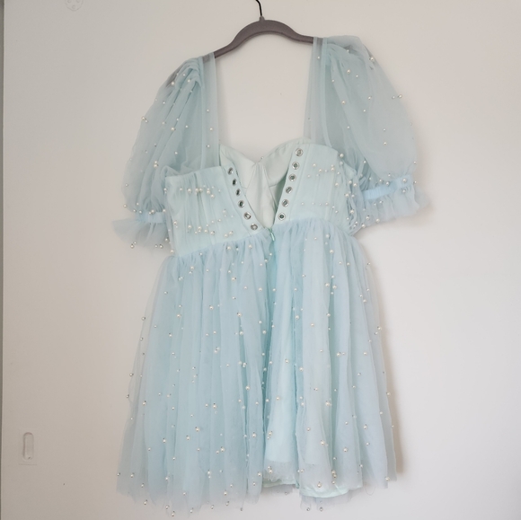 Ava Gowns Pearl Mini Dress (NWT) - Picture 5 of 11